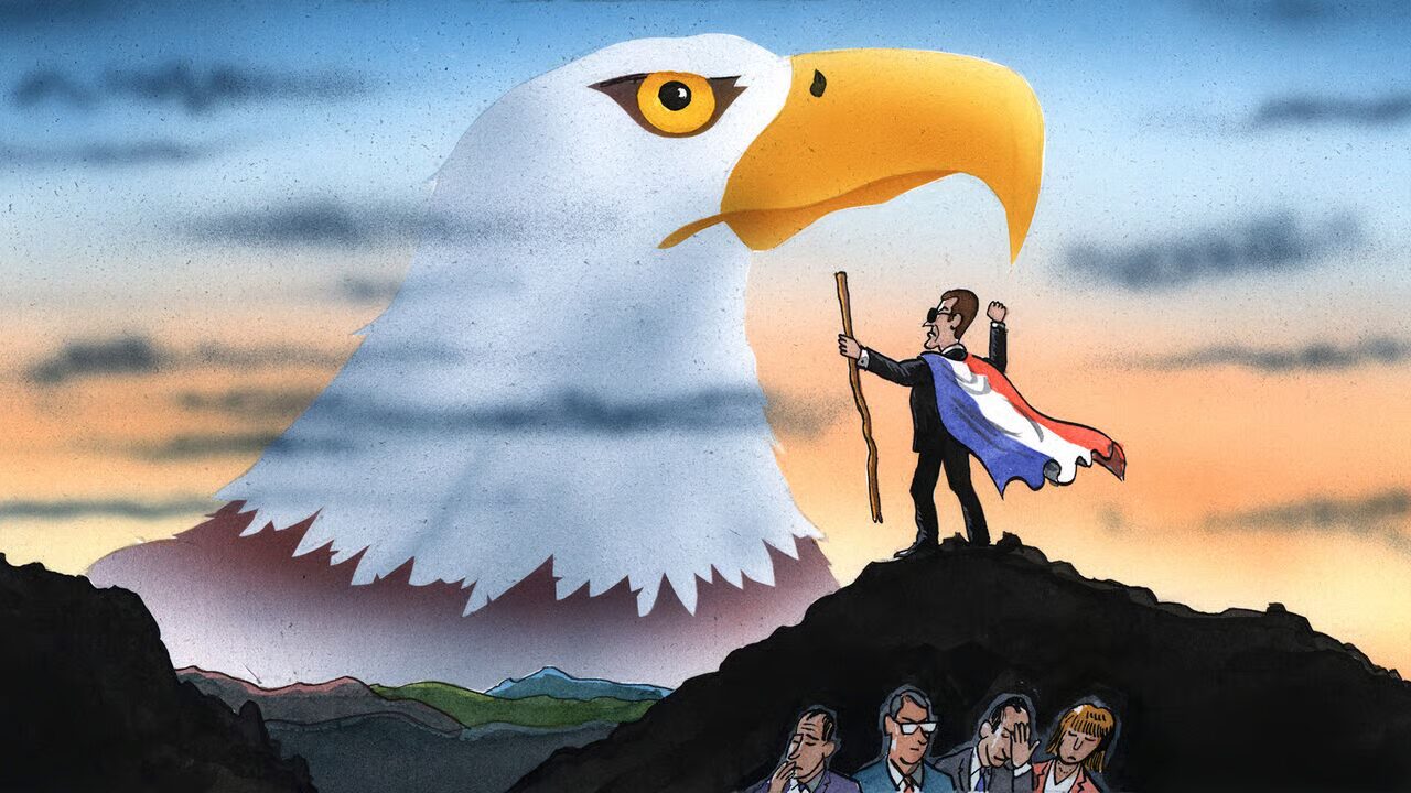 Illustration de Peter Schrank de l'article "The Economist" du 18 février 2026 ©The Economist