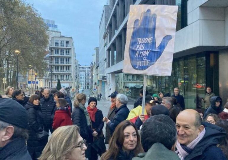 Marche contre l’antisémitisme : les Français de l’étranger mobilisés à Bruxelles