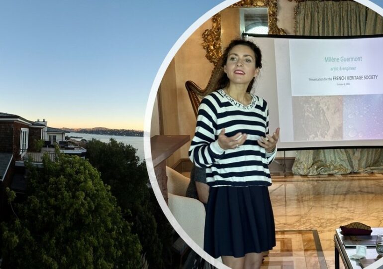 Milène Guermont, Invitée d'Honneur de la French Heritage Society, à San Francisco