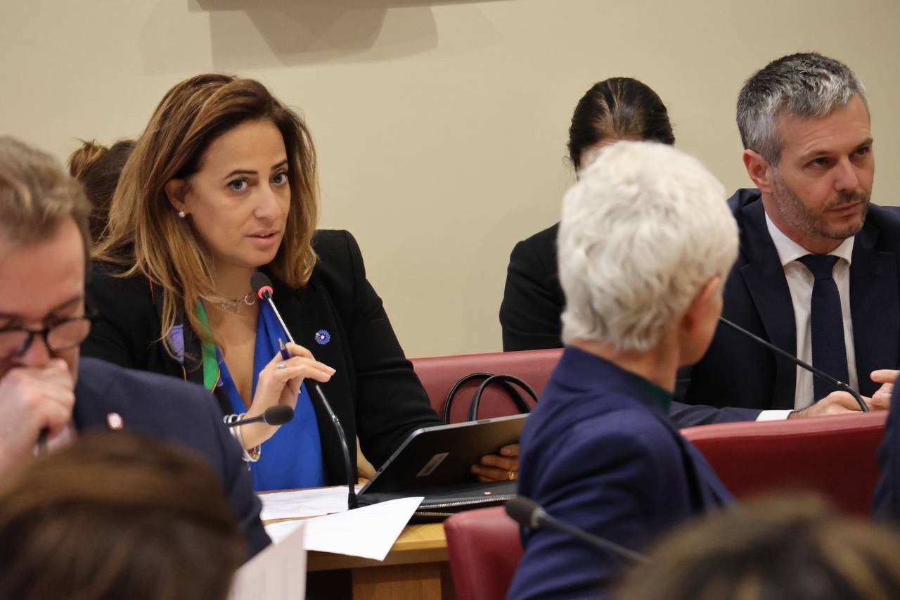 Amelia Lakrafi en commission à lAssemblée nationale