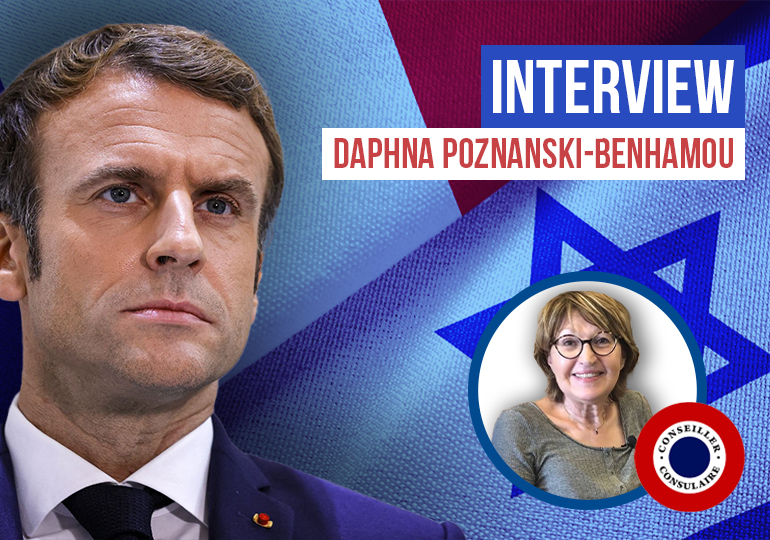 Daphna Poznanski-Benhamou : « Emmanuel Macron : un président girouette » sur Israël