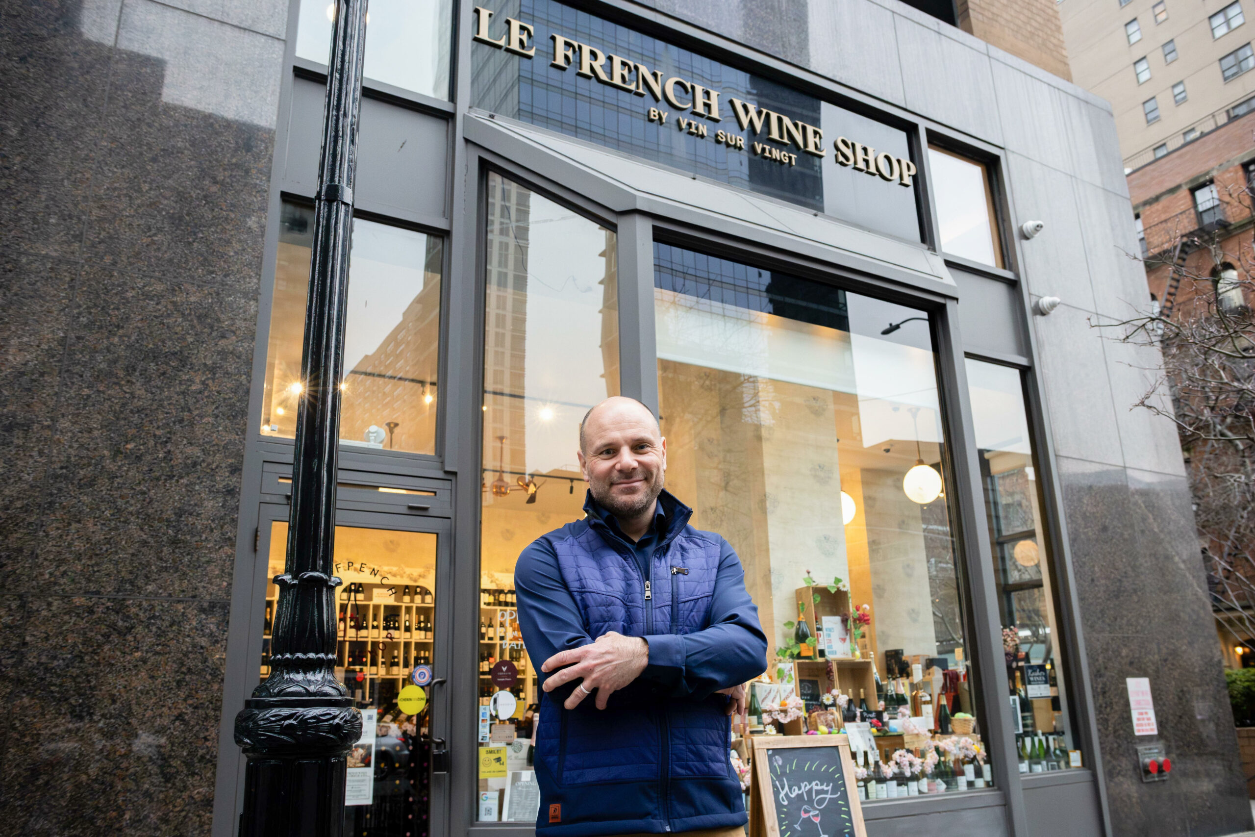 Eric Foret, Store Manager du French Wine Shop à New York