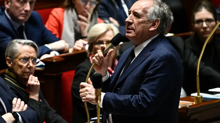 François Bayrou lors des questions au gouvernement à l'Assemblée nationale le 18 février 2025