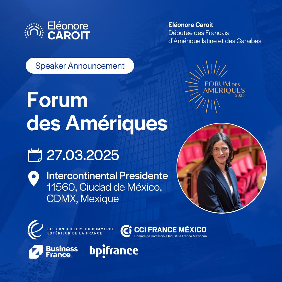Eléonore Caroit au Forum des Amériques