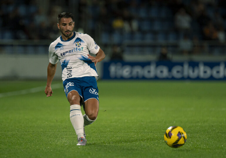Jérémy Mellot sous le maillot du Club Deportivo Tenerife
