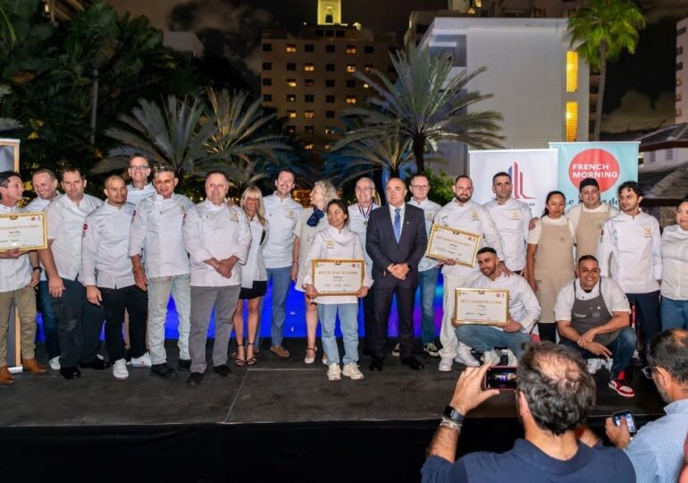 Les laureats 2024 Best Baguette Best Croissant Floride / @credit photo Loic Ercolessi