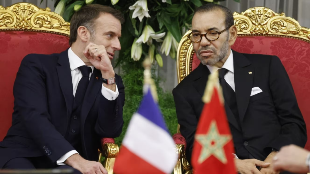 Emmanuel Macron en visite au Maroc