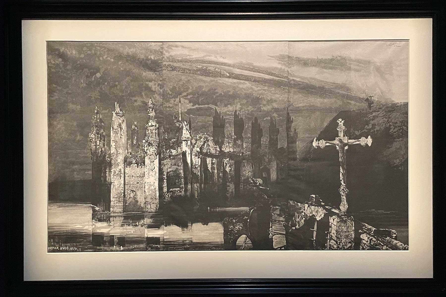 Victor Hugo Le Burg à la croix (1802 - 1885)