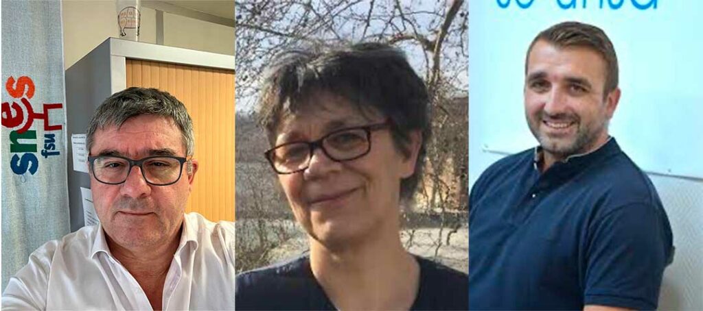 PHOTOS DES 3 SYNDICALISTES