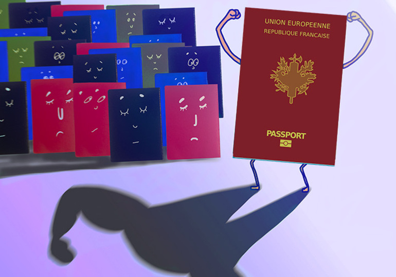 178 pays accessibles sans visa avec le passeport français
