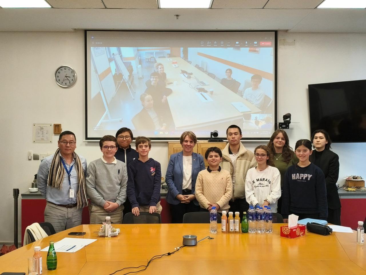 Samantha Cazebonne au Lycée Français de Shangai