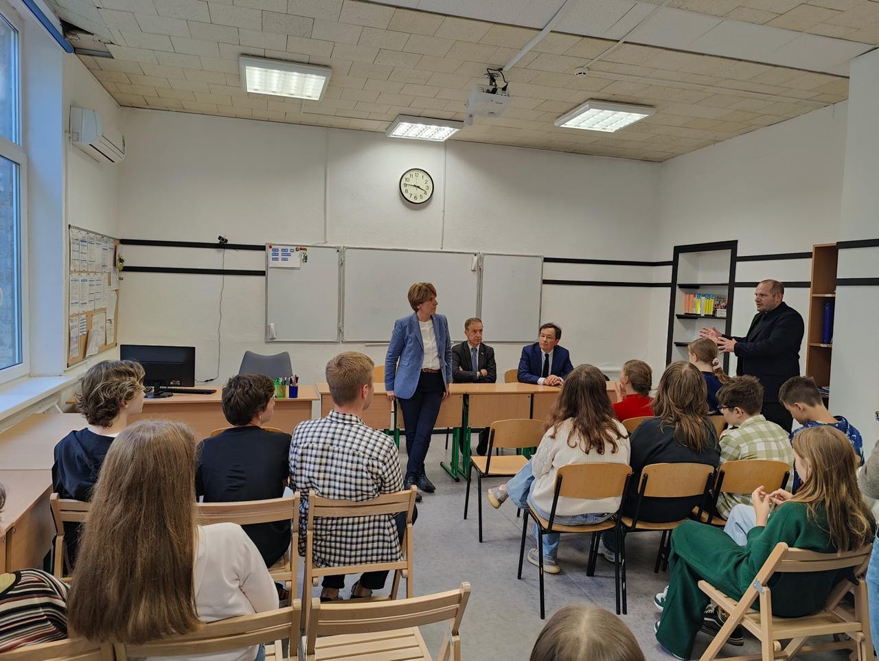Samantha Cazebonne au Lycée français Anne de Kyiv