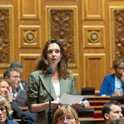 Sophie Briante Guillemont dans l’hémicycle du Sénat