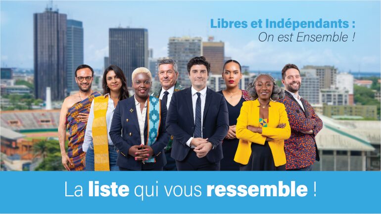 Bruno Martinato, tête de liste « Libres et Indépendants : On est Ensemble » et ses colistiers