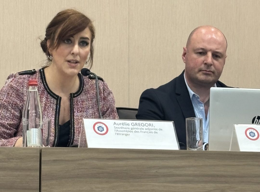 Aurelie Gregori SGA de l AFE et Julien Larzillière PDG de Tercium Aurélie Gregori SGA de l'AFE et Julien Larzillière PDG de Tercium