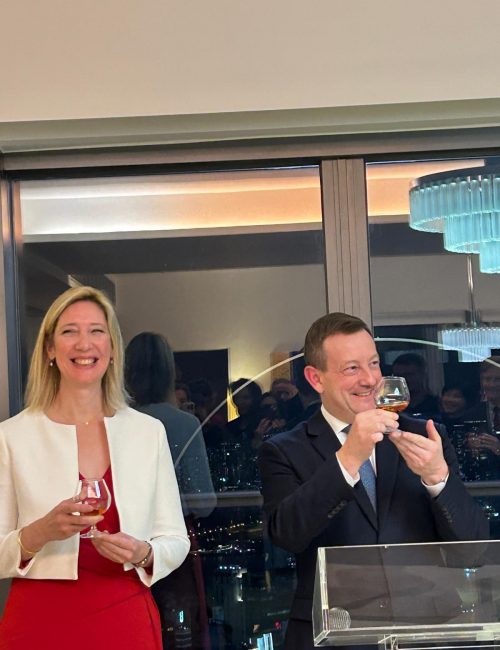 Avec la Consule générale de France à HK et Macao