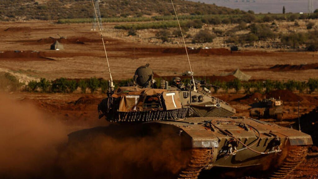 Israeli military participates in a drill near Israel’s border with Lebanon in northern Israel An Israeli tank participates in a military drill near Israel's border with Lebanon in northern Israel, October 26, 2023. REUTERS/Lisi Niesner