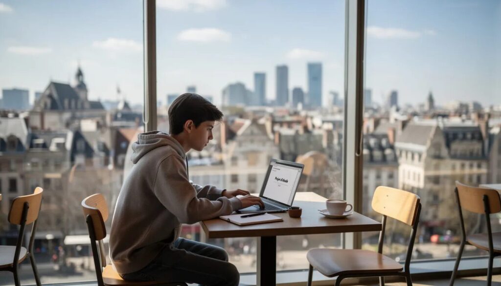 Enfants suivant des études