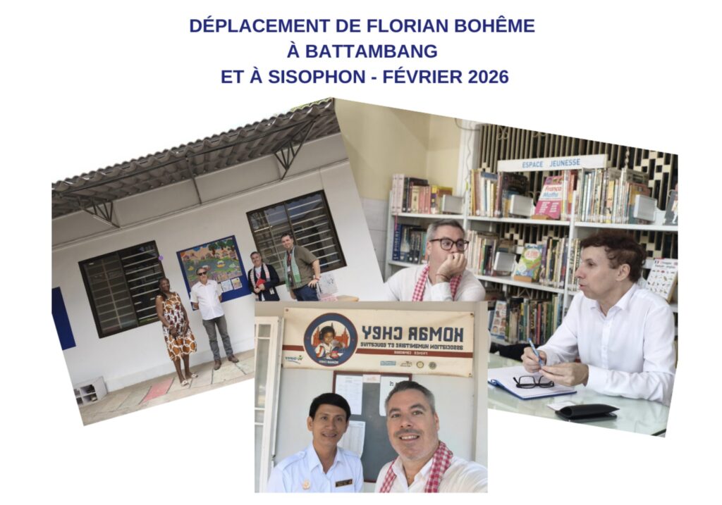 Déplacement de Florian Bohême à Battambang
