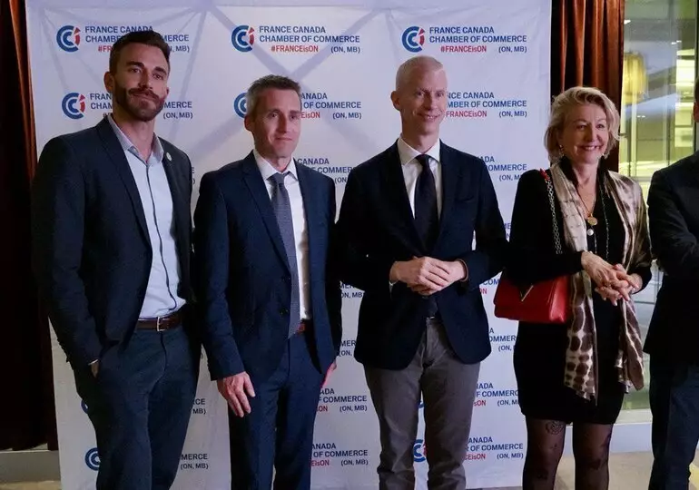 Franck Riester à la rencontre des Français du Canada