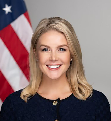 Karoline Leavitt White House Press Secretary Portrait officiel