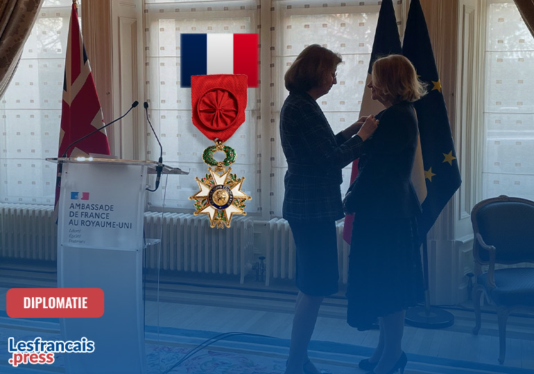 À Londres, Patricia Connell reçoit la légion d’honneur