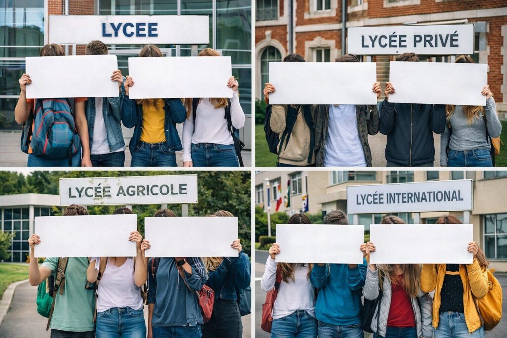 Les noms des lycées non mentionnés pour Parcoursup