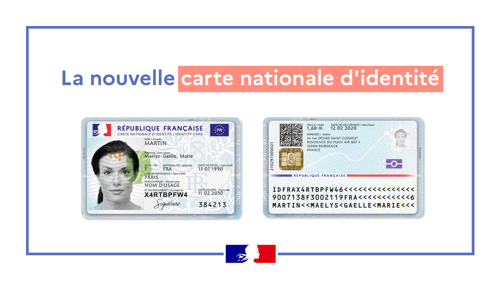 Nouvelle carte nationale d'identité