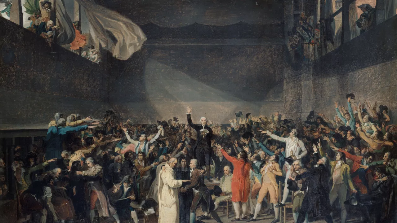 Le Serment du Jeu de paume, par Jacques-Louis David. ©Musée Carnavalet, P67/Wikimédia commons