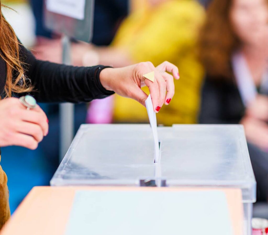 Urne vote élection législative