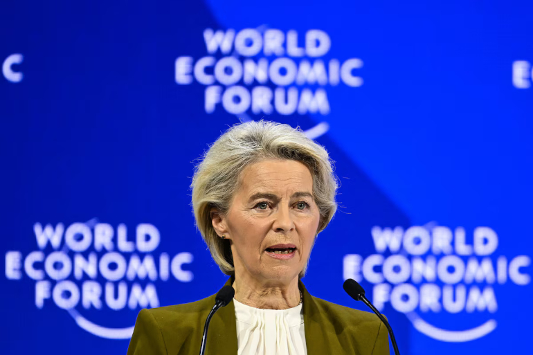 Ursula von der Leyen au Forum économique de Davos